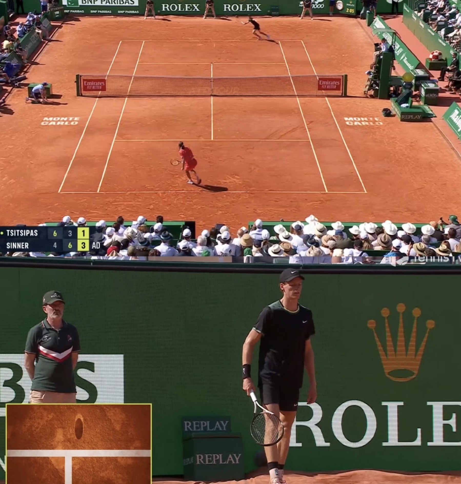 包含蒙特卡洛大师赛轻取澳网，西西帕斯刷新纪录的词条